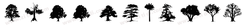 Tree Dingbats字体转换